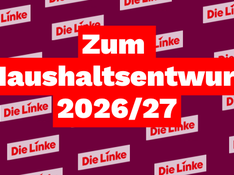 Zum Haushaltsentwurf 2026/27 - 1